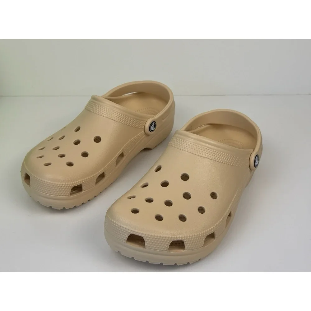 Crocs Classic Clogs Size 9 Men's‎ / Women's Size 11 Shitake Sprite Tan Beige